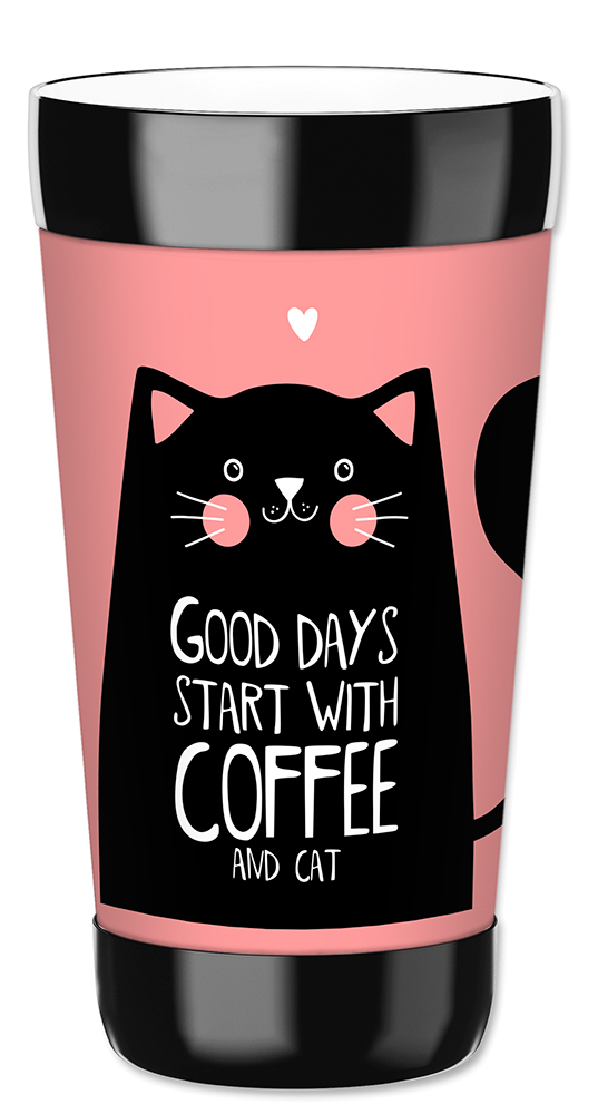 Good Day Starts with Coffee and Cats - #2580