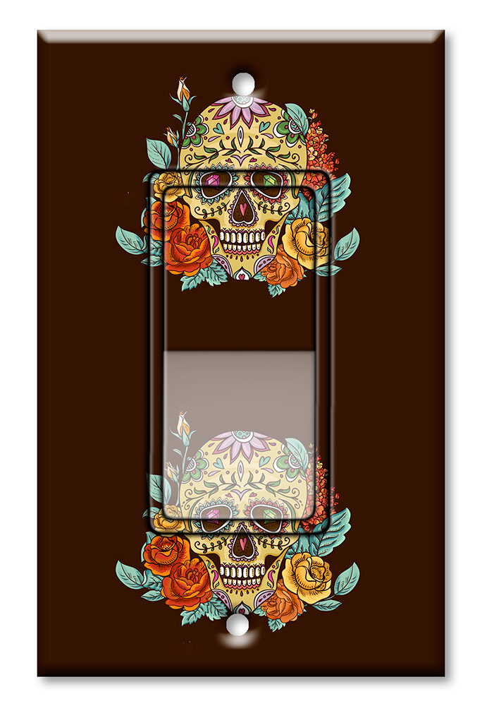 Skull and Flowers - #2588