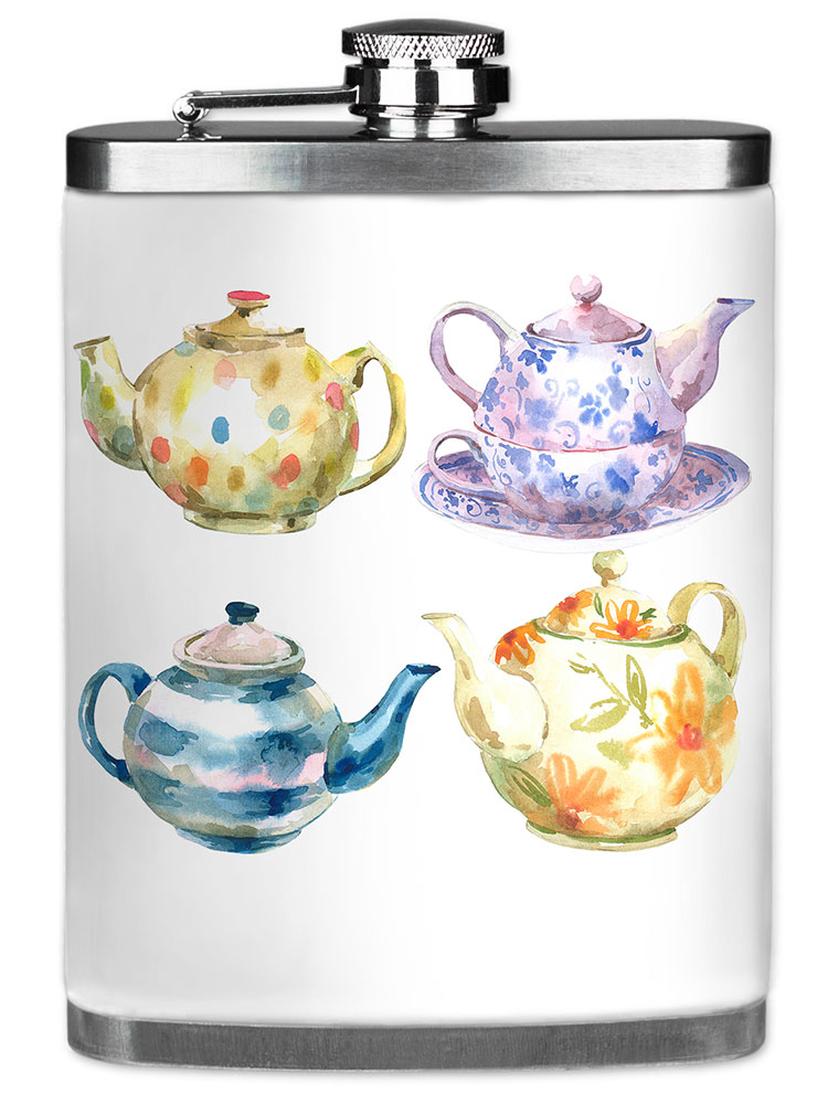 Teapot Water Color - #2616