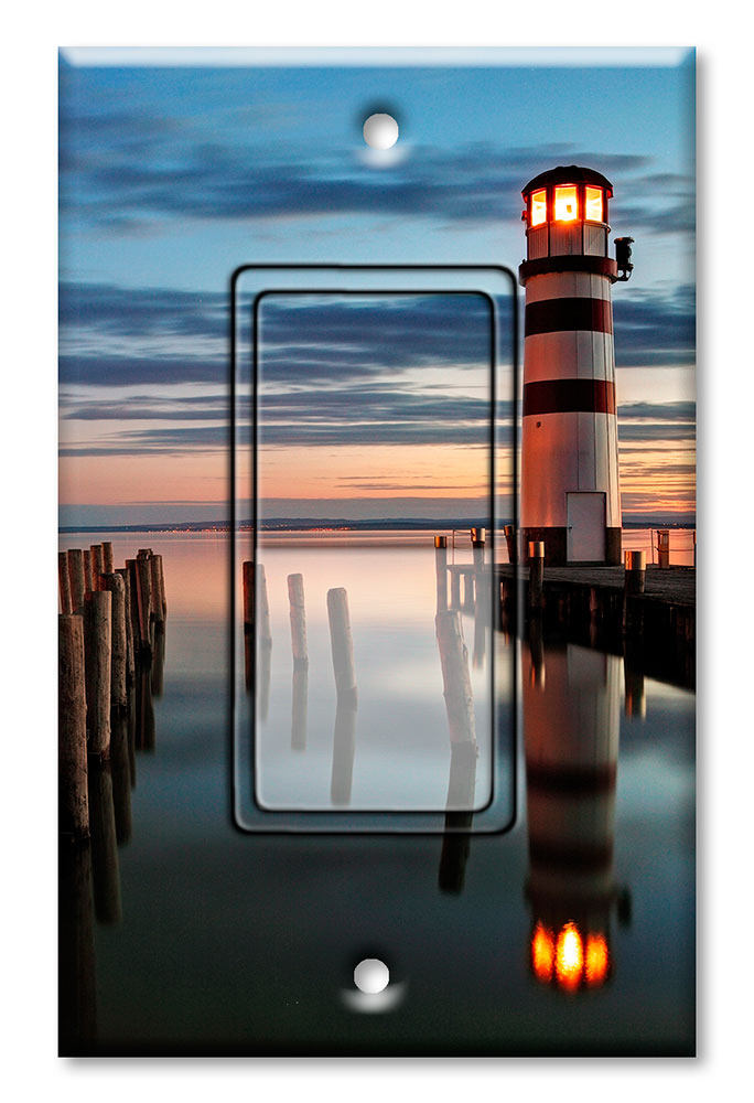 Lighthouse on a Lake - #2625