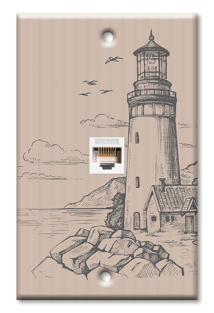 Lighthouse Drawing - #2626