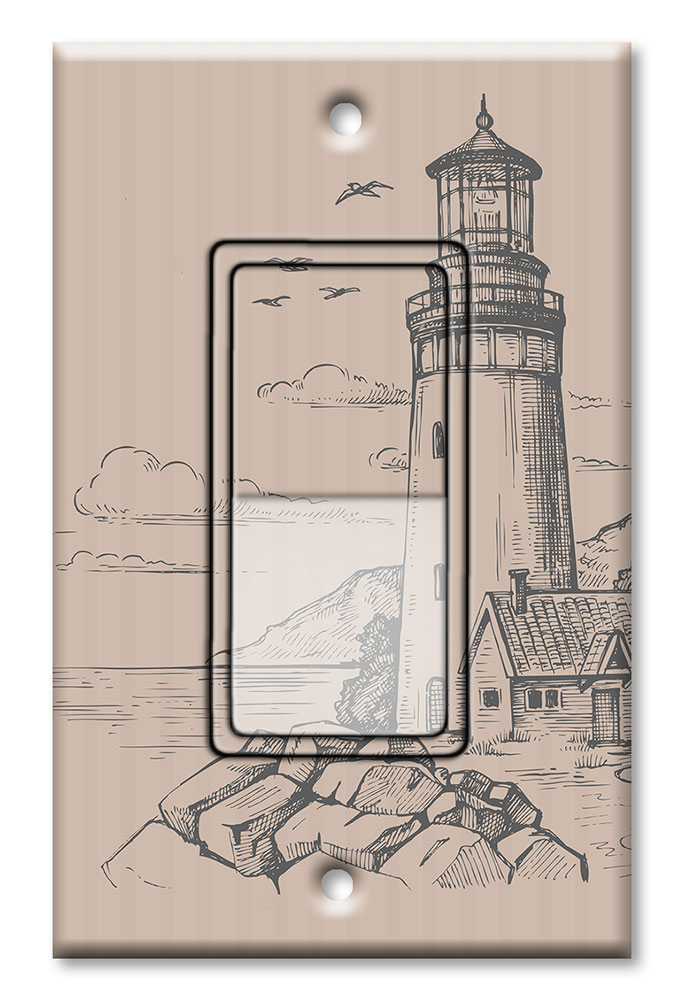 Lighthouse Drawing - #2626