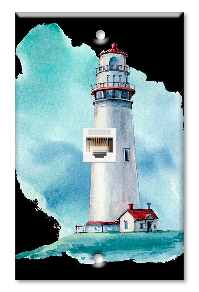 Watercolor Lighthouse - #2628