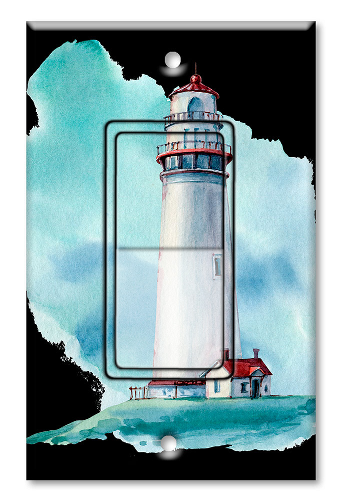 Watercolor Lighthouse - #2628