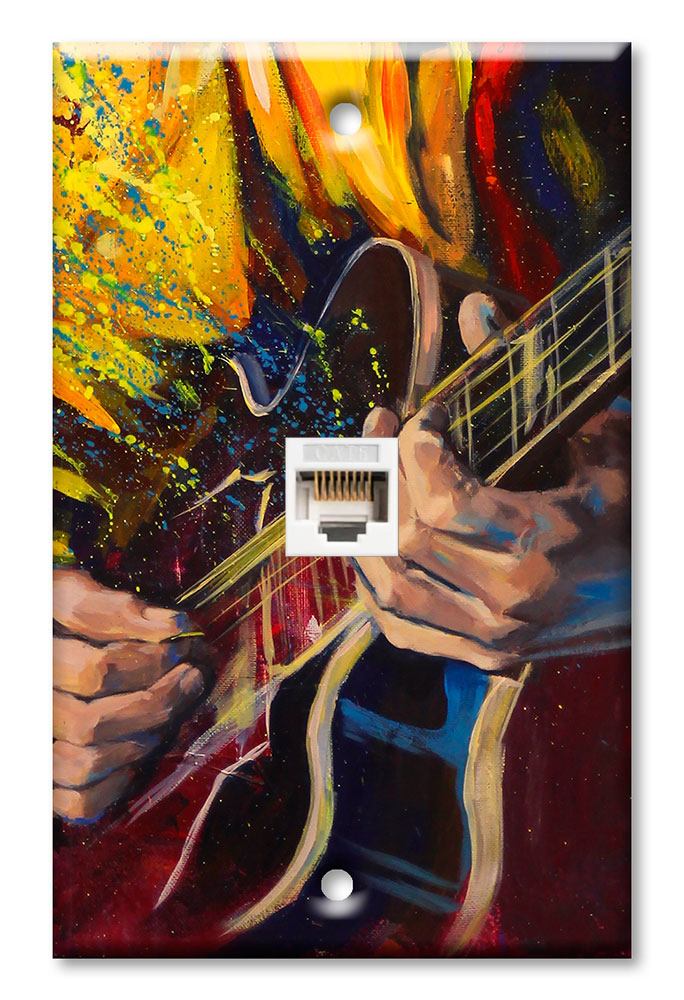 Jazz Guitarist Painting - #2637