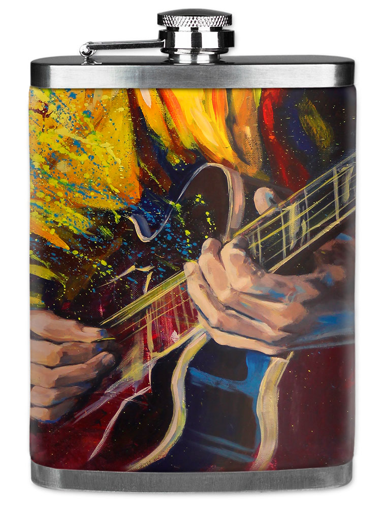 Jazz Guitarist Painting - #2637