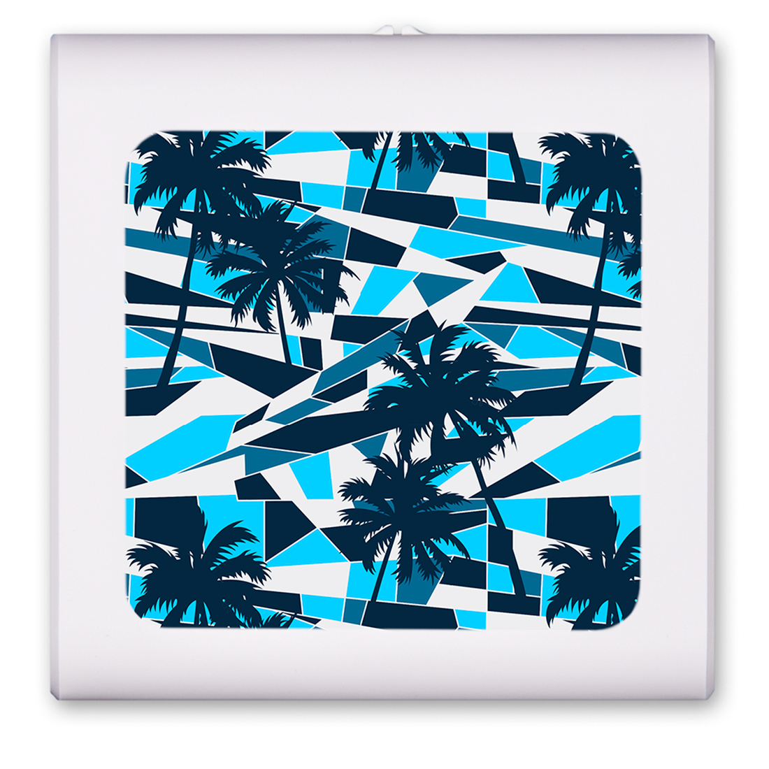 Blue Palm Trees - #2656