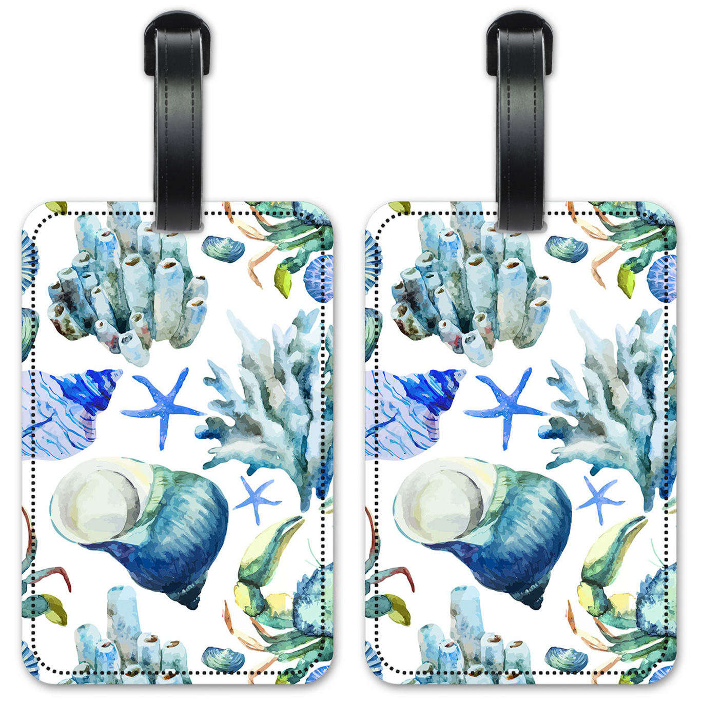 Watercolor Coral Reef - #2696