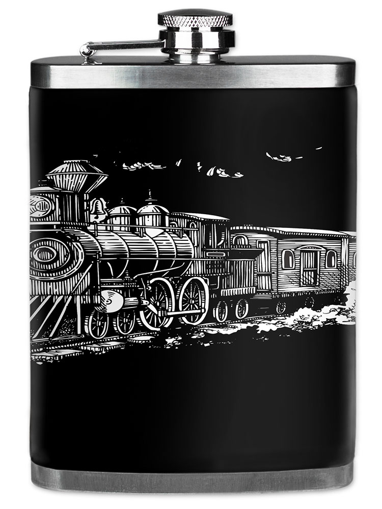 Old Steam Train Black & White - #2705