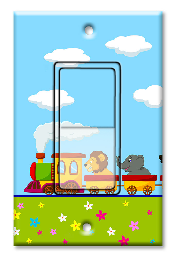 Cute Animal Train - #2707