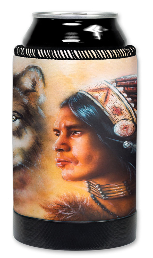 Wolf & Indian Chief - #2726