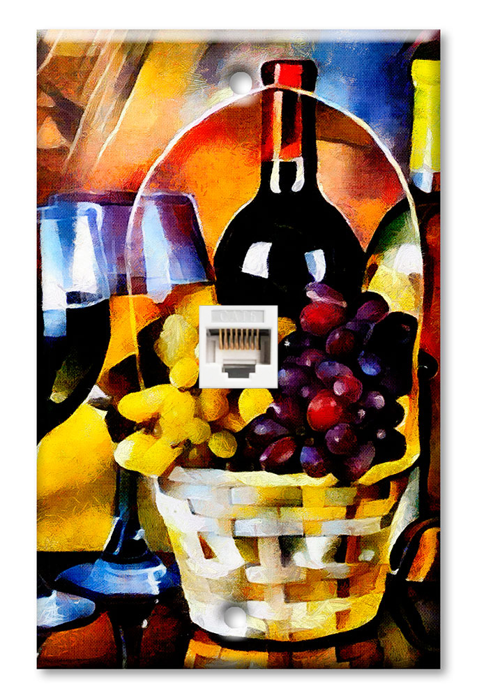 Colorful Wine Basket - #2746