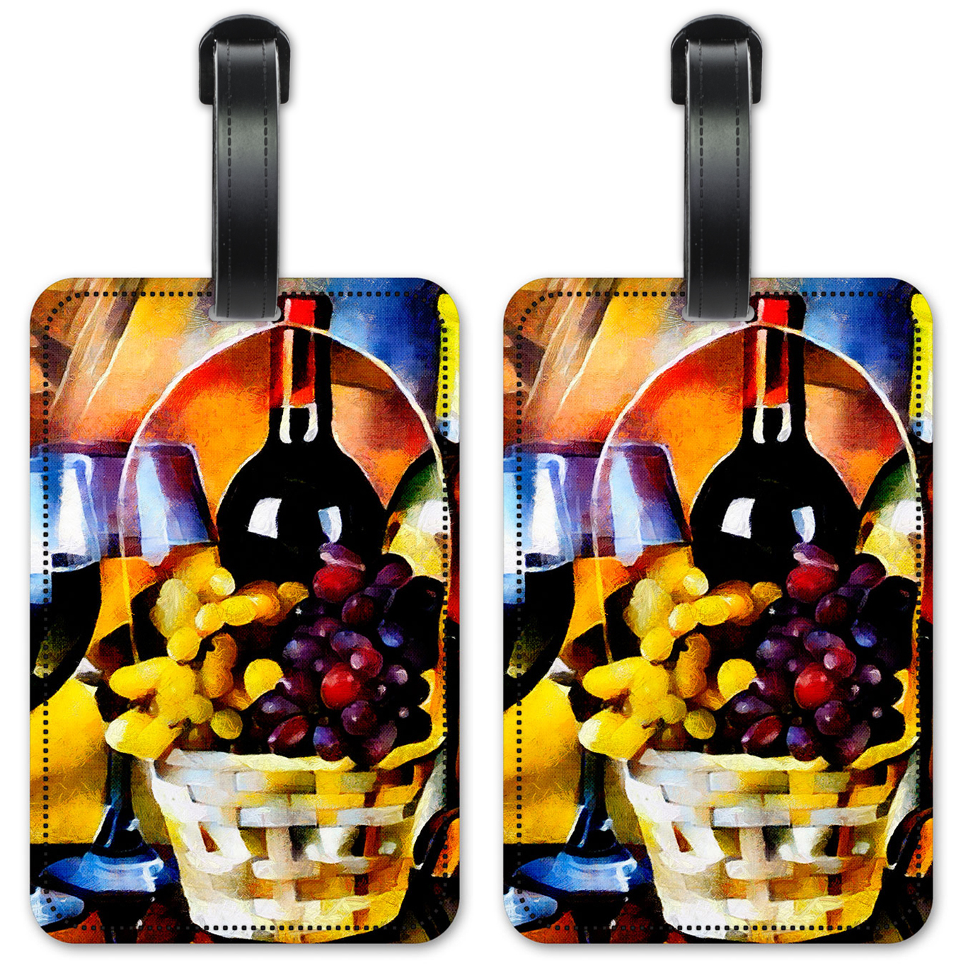 Colorful Wine Basket - #2746