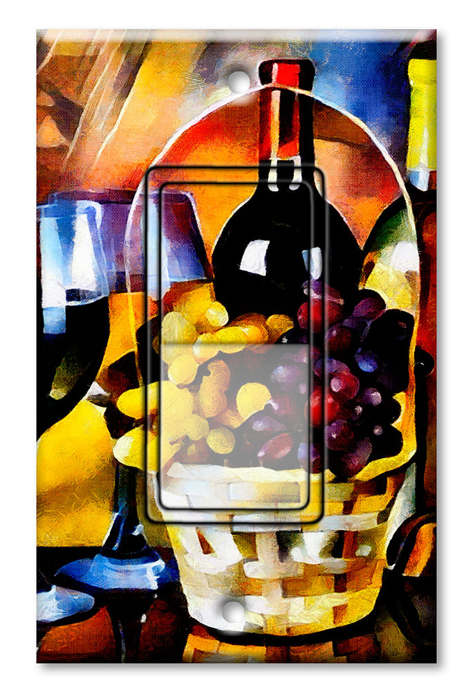 Colorful Wine Basket - #2746