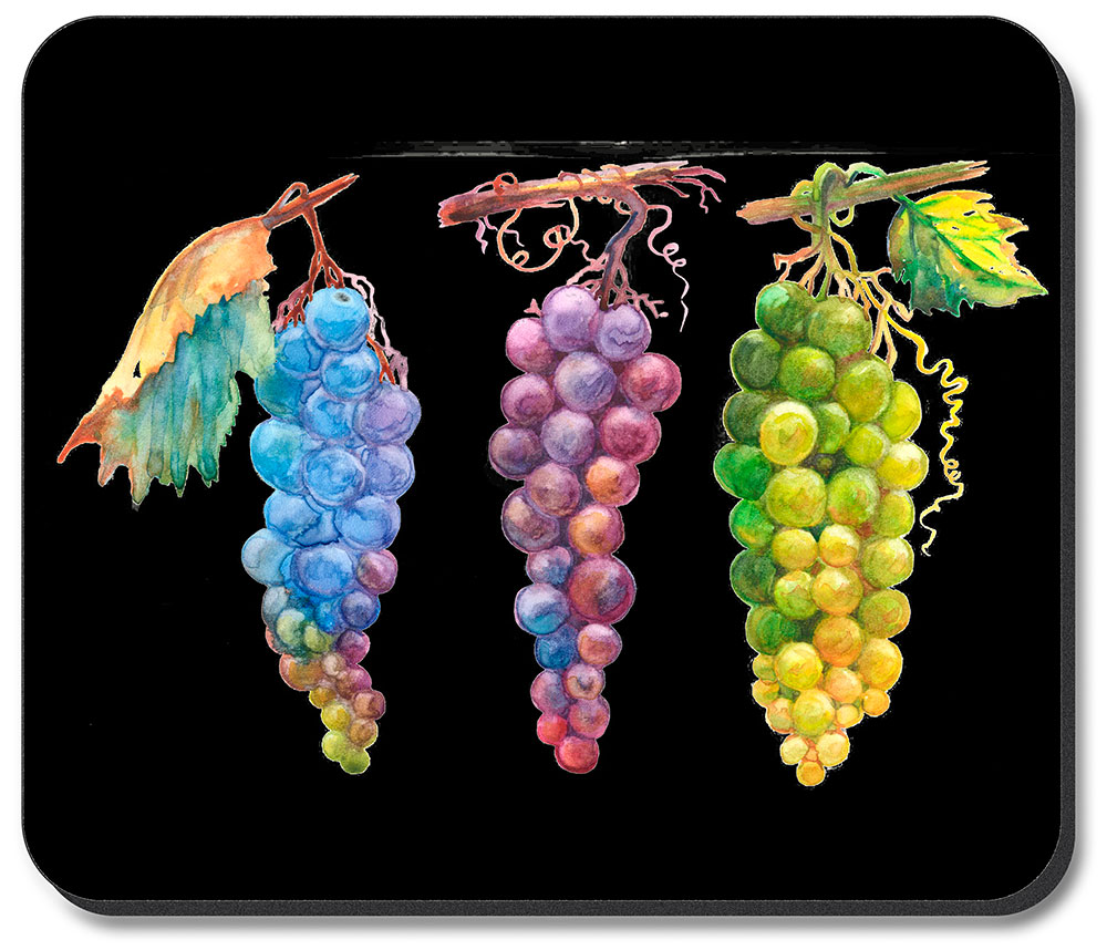 Watercolor Grapes - #2747