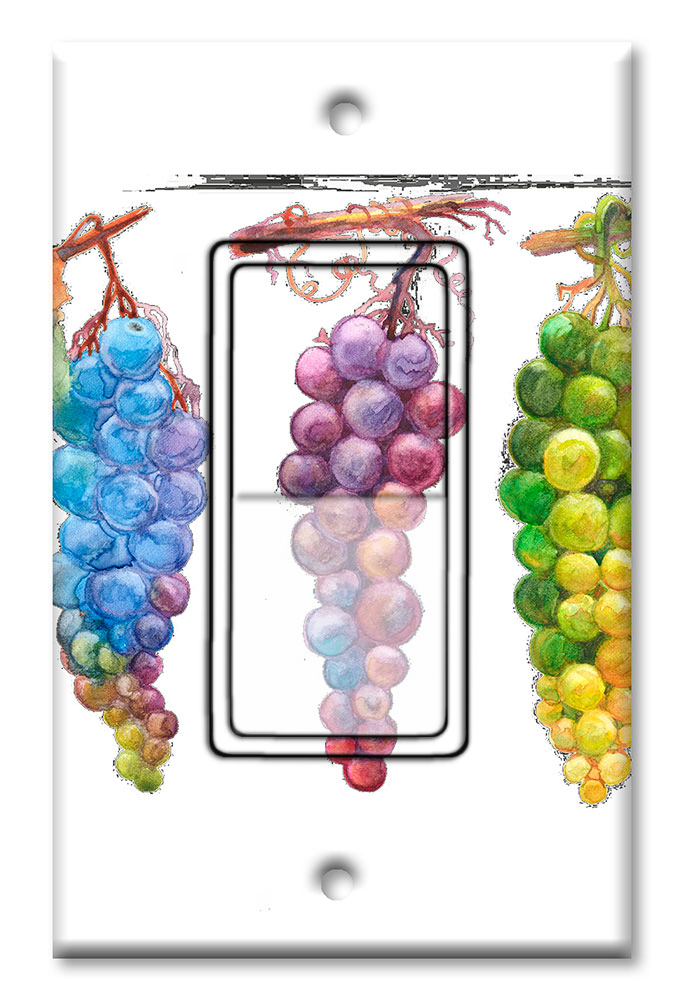 Watercolor Grapes - #2747