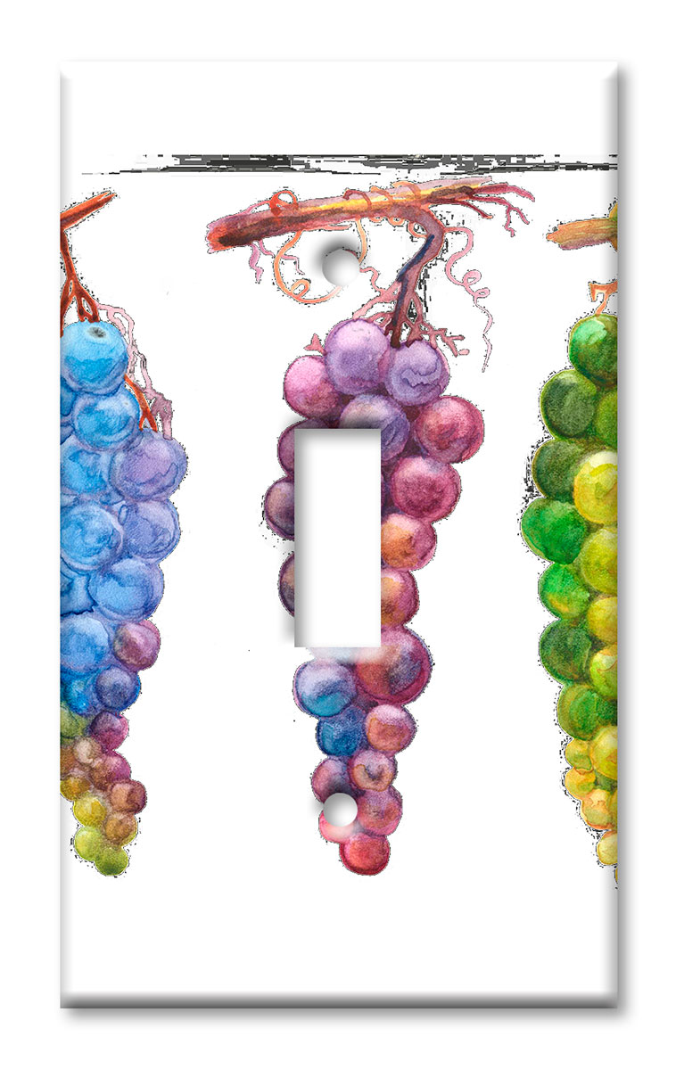 Watercolor Grapes - #2747