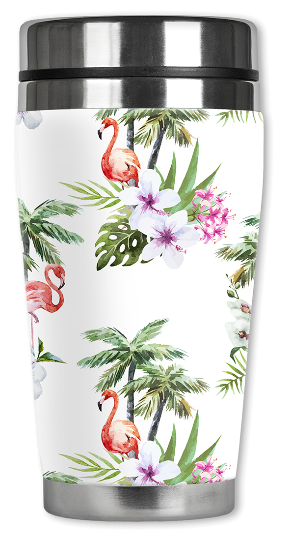 Flamingo & Palm Trees - #2756