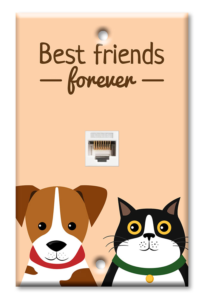 Best Friends Forever - Cat and Dog - #2762