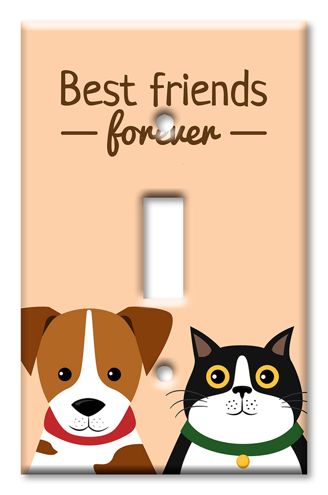 Best Friends Forever - Cat and Dog - #2762