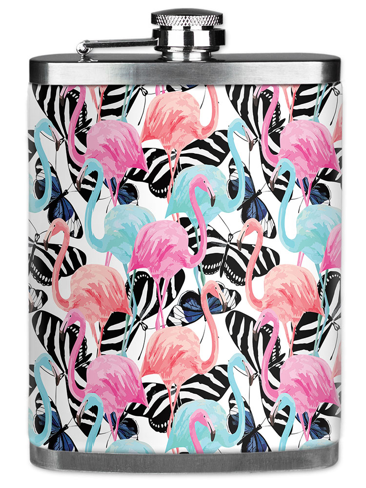 Flamingos & Butterflies - #2763