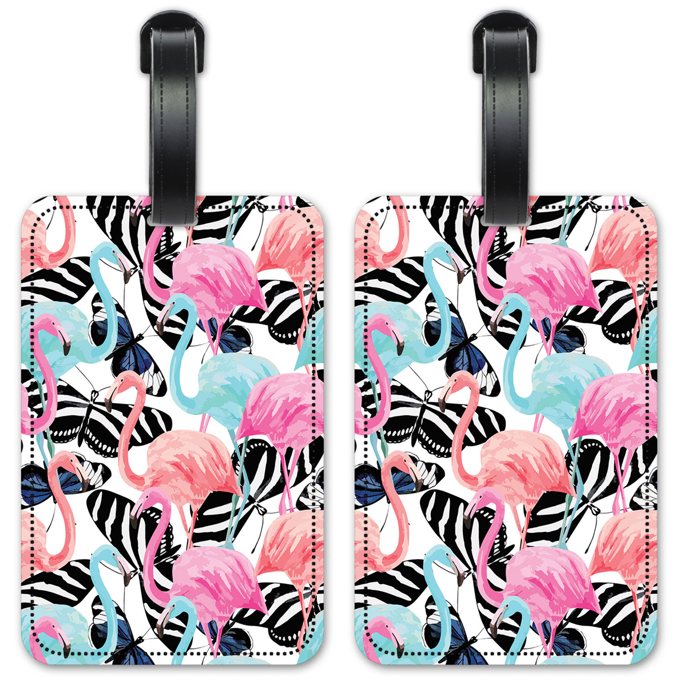 Flamingos & Butterflies - #2763