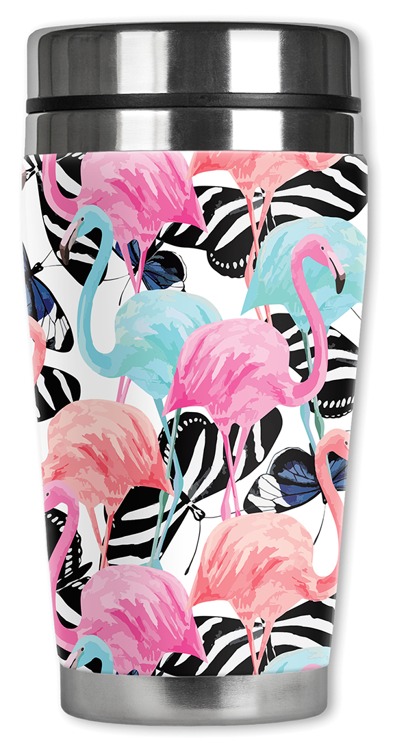 Flamingos & Butterflies - #2763