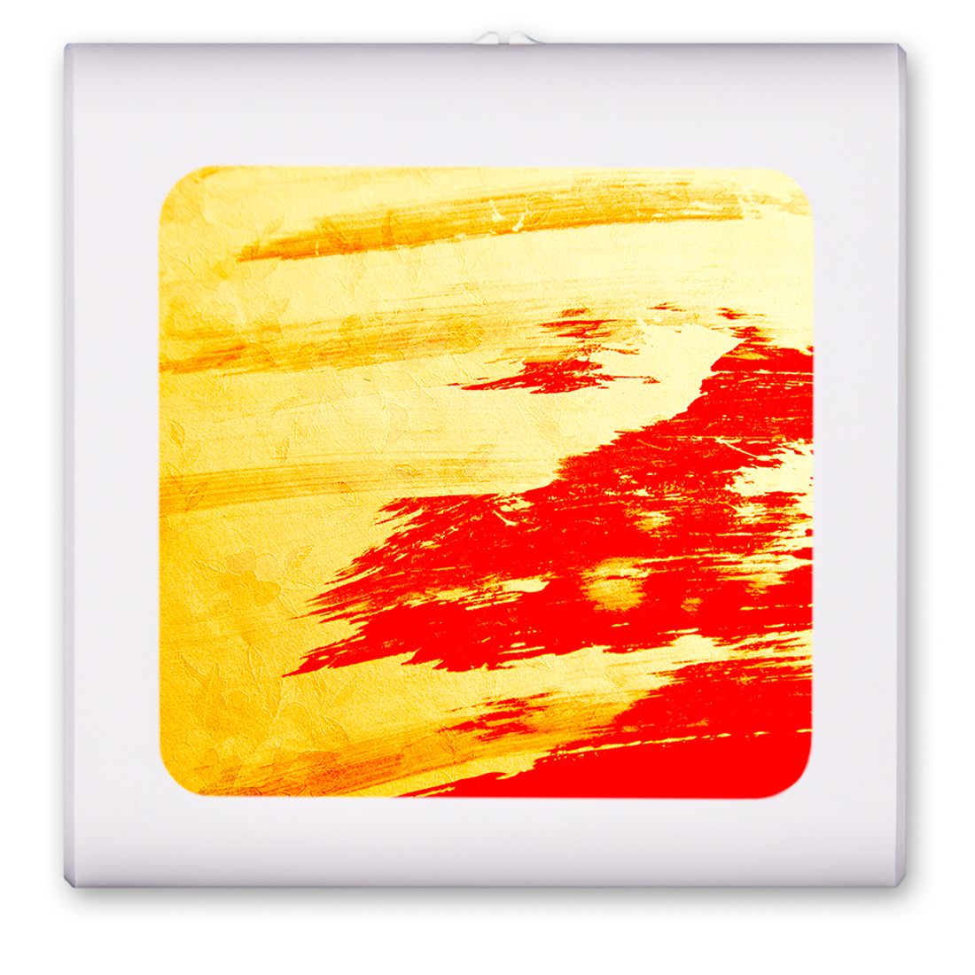 Yellow and Red Brush Strokes - #2770
