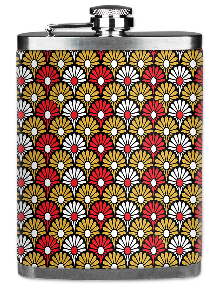 Red, White & Gold Floral - #2776