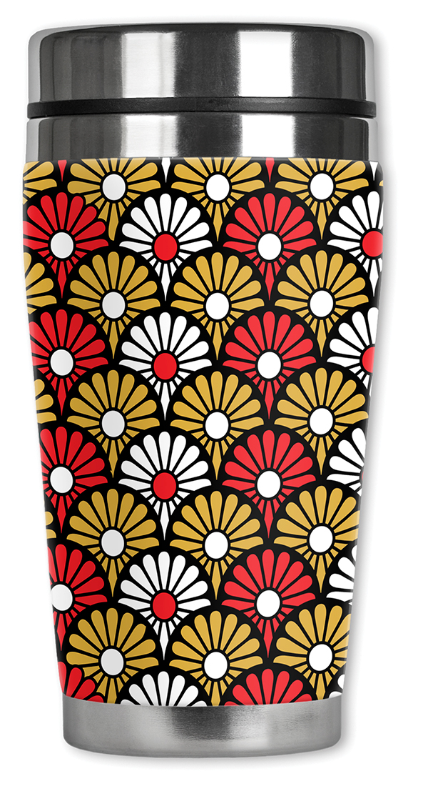 Red, White & Gold Floral - #2776