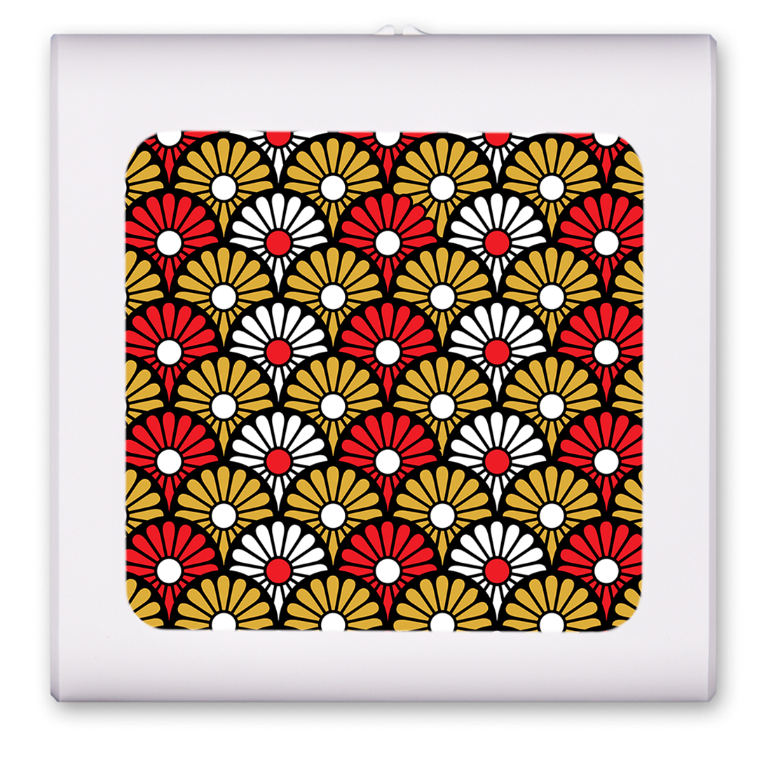 Red White and Gold Floral - #2776