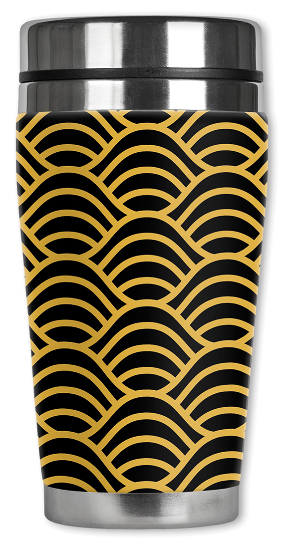 Black & Gold Waves - #2777