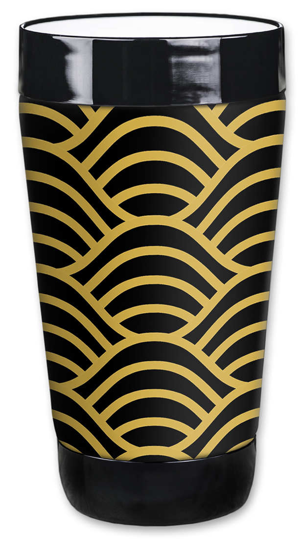 Black & Gold Waves - #2777