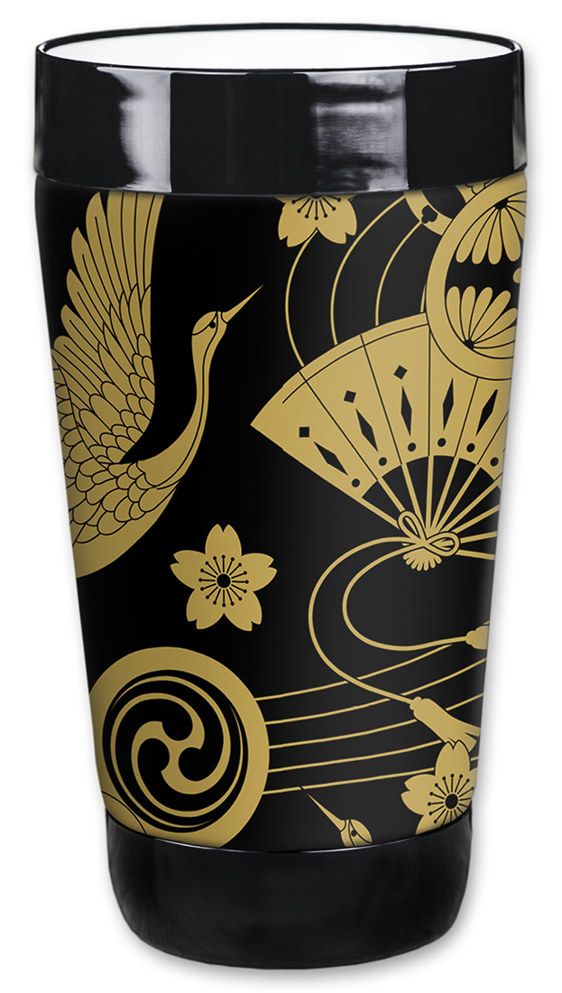 Black & Gold Crane - #2779