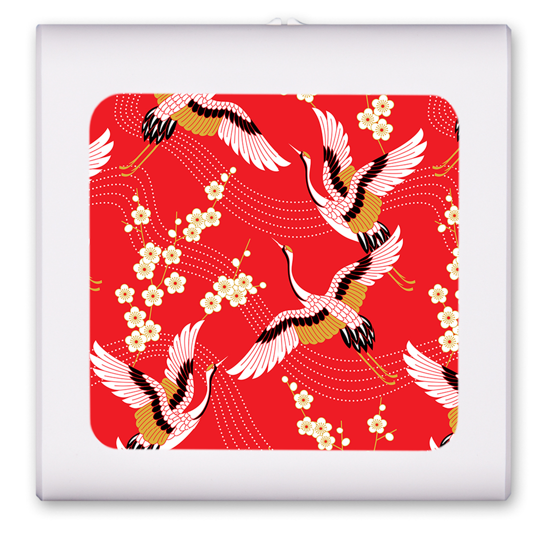 Red White and Gold Cranes - #2781