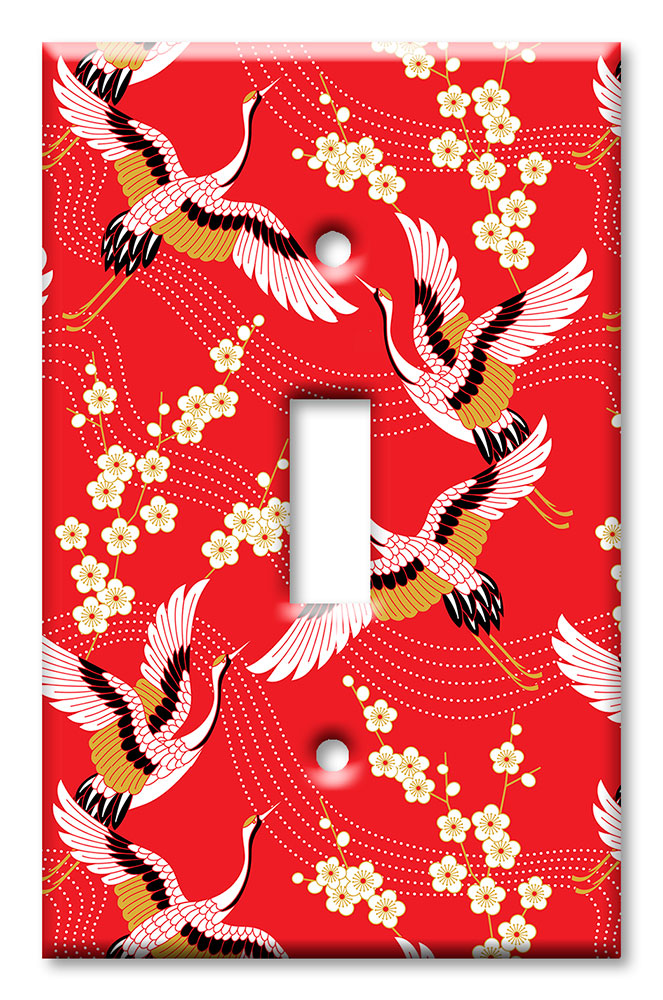 Asian themed printed switch plate covers, decorative wall plates and outlet  covers with asian themes