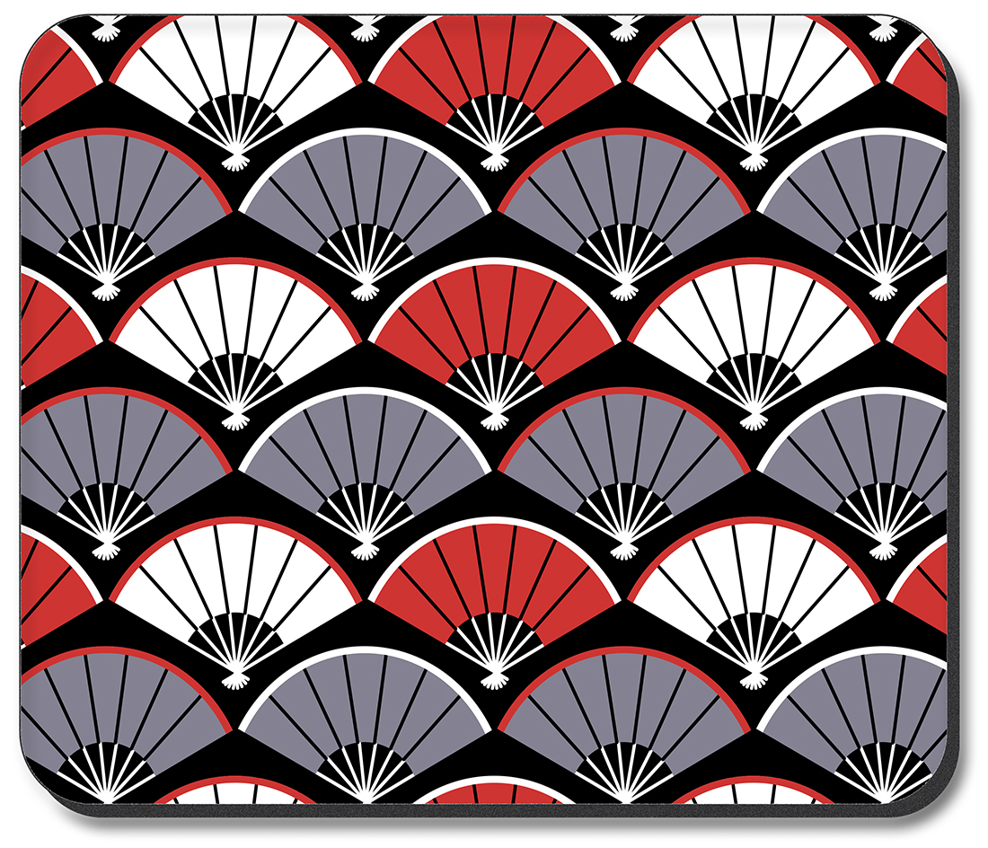 Red White and Gray Fans - #2785