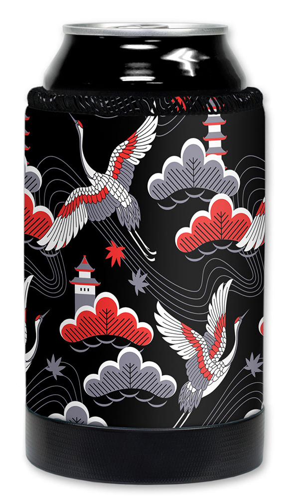 Red, Black & Gray Cranes - #2793