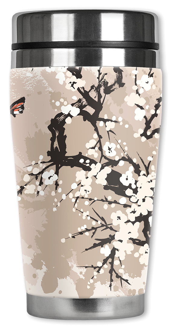 Cherry Blossoms and Butterflies - #2798