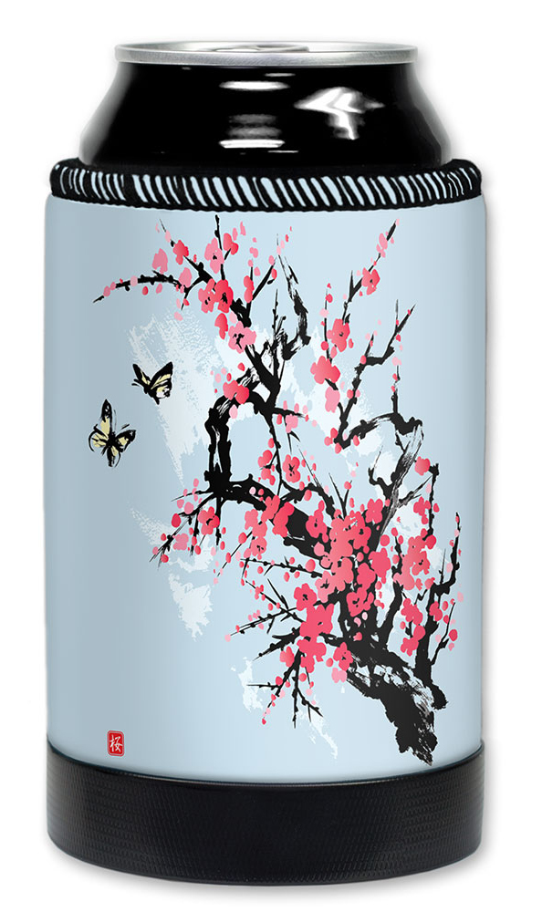Pink Cherry Blossoms and Butterflies - #2801