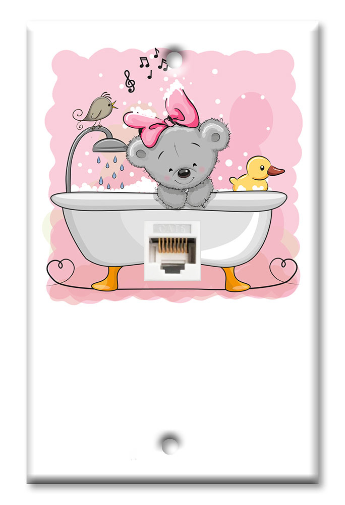 Fuzzy Bear in Bath - #2811