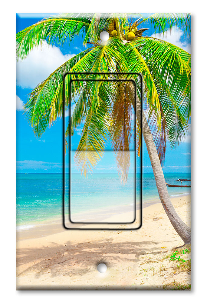 Palm Tree on the Beach - #2813