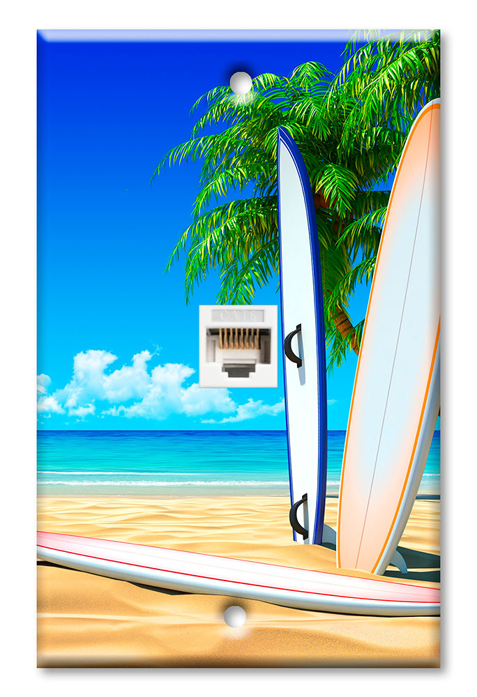 Surf Boards on the Beach - #2814