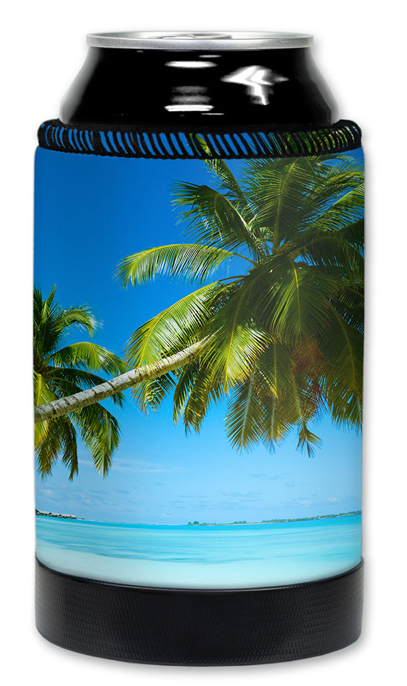 Two Palm Trees on Beach - #2823