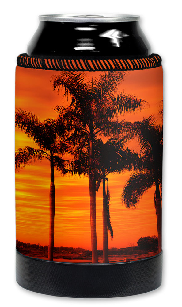 Orange Sunset on the Beach - #2827