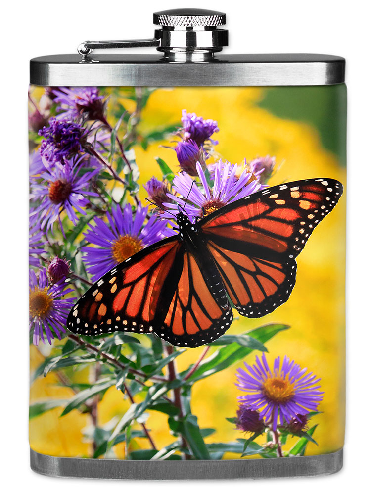 Monarch Butterfly on Purple Flower - #2851