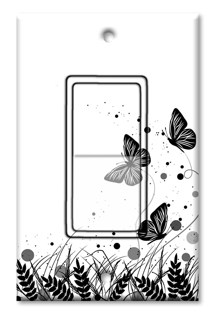 Black and White Butterfly - #2858