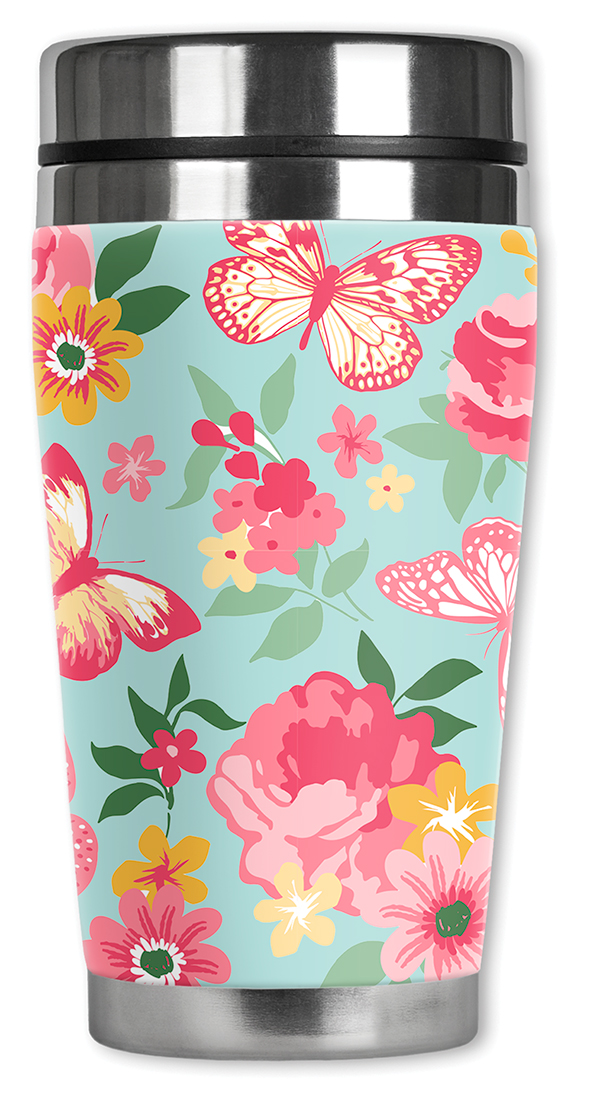 Pink & Yellow Butterflies - #2861