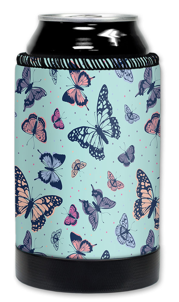 Pink, Blue & Green Butterflies - #2863
