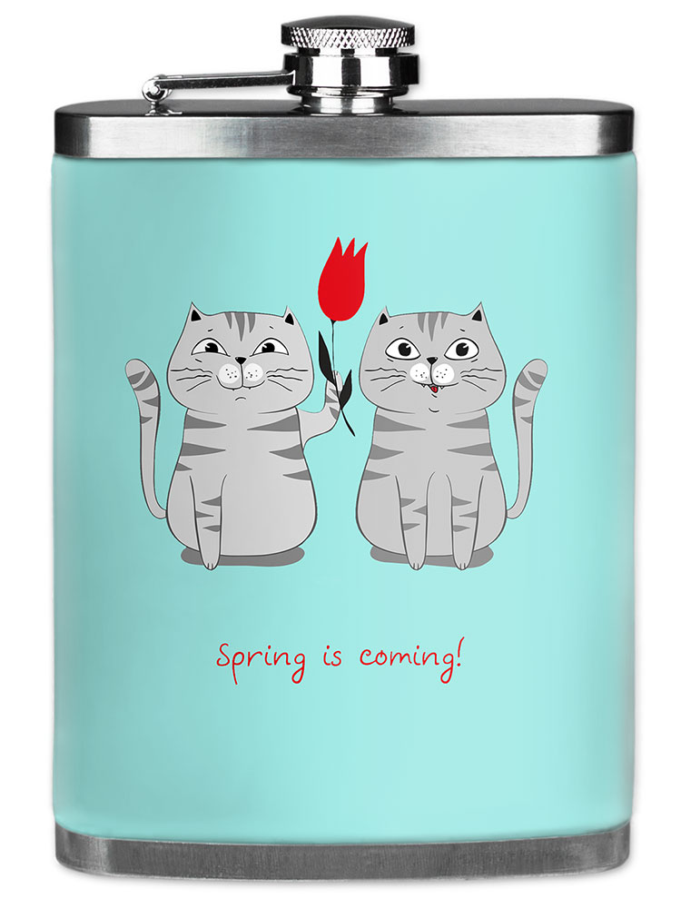 Spring is Coming - Two Cats - #2866